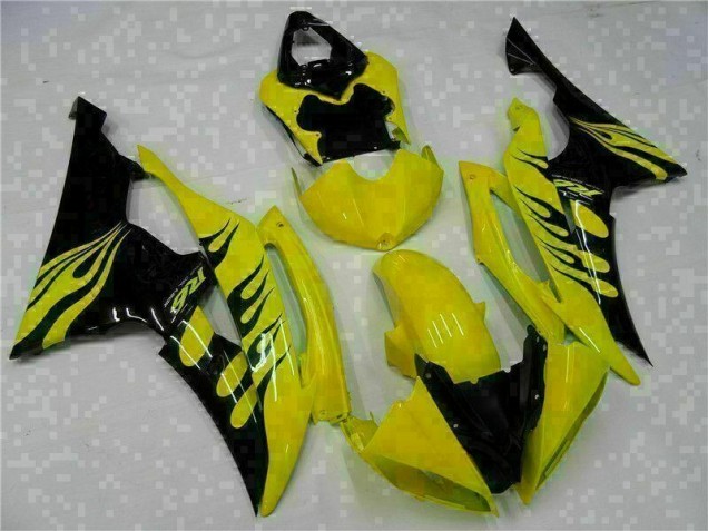 Yamaha R6 08-16 Verkleidungen - Gelb Schwarz Yamaha R6 08-16 Verkleidungen - Gelb Schwarz