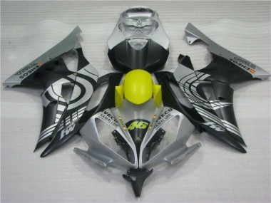 Yamaha R6 08-16 Verkleidungen - Gelb Schwarz Silber