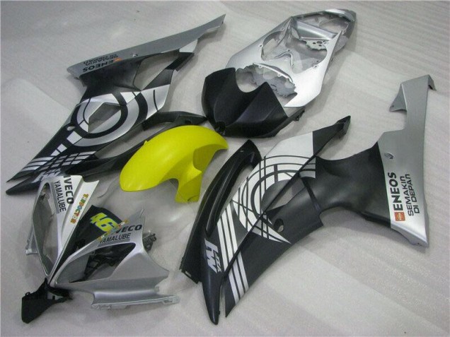 Yamaha R6 08-16 Verkleidungen - Gelb Schwarz Silber Yamaha R6 08-16 Verkleidungen - Gelb Schwarz Silber