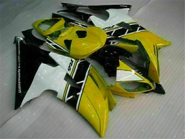 Yamaha R6 08-16 Verkleidungen - Gelb Weiß