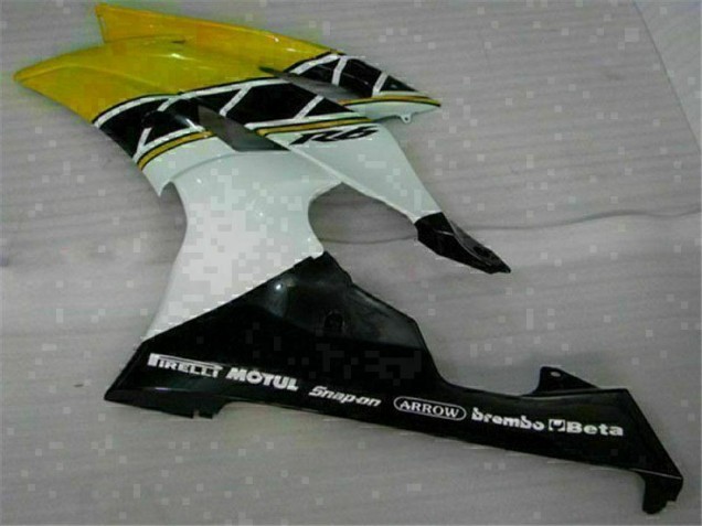 Yamaha R6 08-16 Verkleidungen - Gelb Weiß