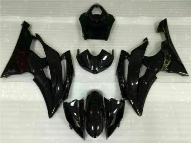 Yamaha R6 08-16 Verkleidungen - Glänzend Schwarz