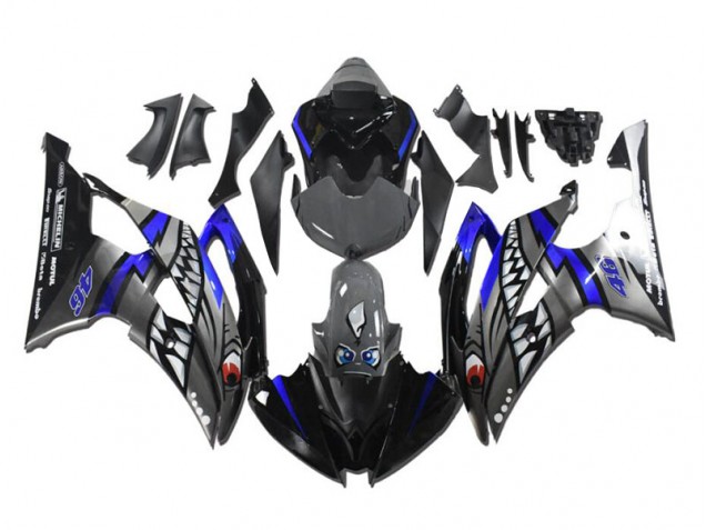 Yamaha R6 08-16 Verkleidungen - Grau Blau Hai Yamaha R6 08-16 Verkleidungen - Grau Blau Hai