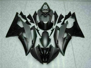 Yamaha R6 08-16 Verkleidungen - Grau Schwarz