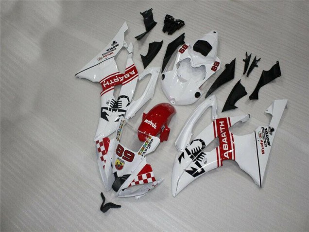Yamaha R6 08-16 Verkleidungen Komplett Sets - Weiß Yamaha R6 08-16 Verkleidungen Komplett Sets - Weiß