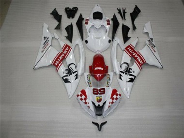 Yamaha R6 08-16 Verkleidungen Komplett Sets - Weiß