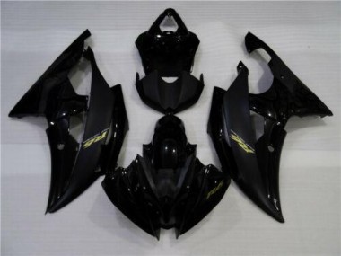 Yamaha R6 08-16 Verkleidungen - Matt schwarz Glänzend