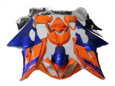Yamaha R6 08-16 Verkleidungen - Orange Blau