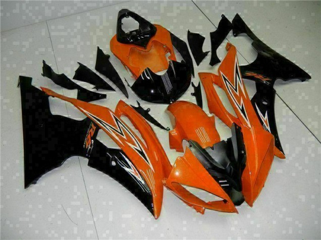 Yamaha R6 08-16 Verkleidungen - Orange Schwarz