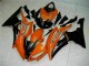 Yamaha R6 08-16 Verkleidungen - Orange Schwarz