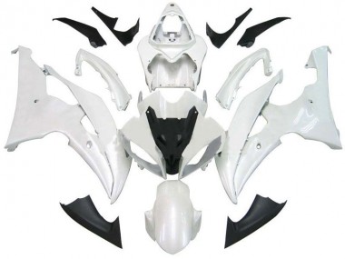 Yamaha R6 08-16 Verkleidungen - Perl Weiß