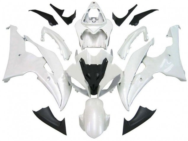 Yamaha R6 08-16 Verkleidungen - Perl Weiß Yamaha R6 08-16 Verkleidungen - Perl Weiß
