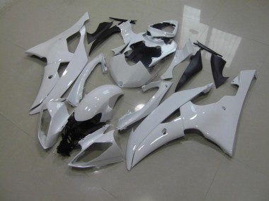 Yamaha R6 08-16 Verkleidungen - Perl Weiß ohne Aufkleber