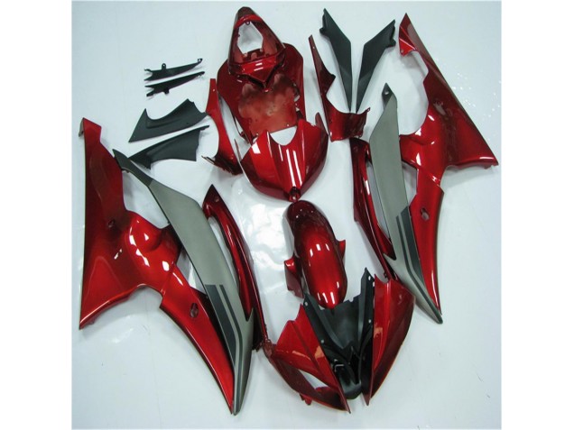 Yamaha R6 08-16 Verkleidungen - Rot Grau Yamaha R6 08-16 Verkleidungen - Rot Grau