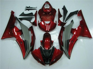 Yamaha R6 08-16 Verkleidungen - Rot Grau