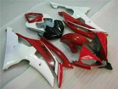 Yamaha R6 08-16 Verkleidungen - Rot Weiß