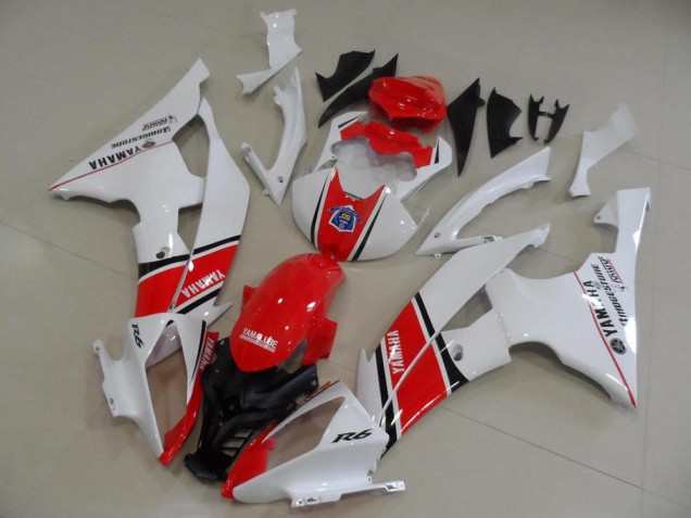 Yamaha R6 08-16 Verkleidungen - Rot Weiß OEM Stil Yamaha R6 08-16 Verkleidungen - Rot Weiß OEM Stil