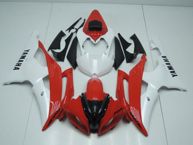 Yamaha R6 08-16 Verkleidungen - Rot und PerlWeiß Yamaha R6 08-16 Verkleidungen - Rot und PerlWeiß