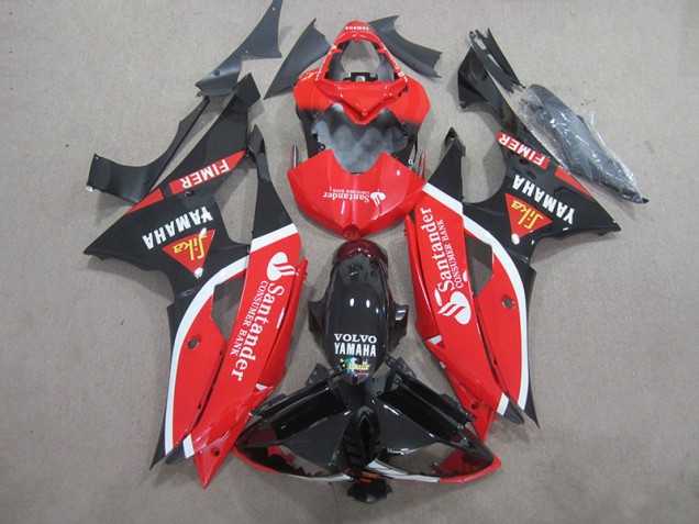 Yamaha R6 08-16 Verkleidungen - Schwarz Rot Weiß SantUnder Yamaha R6 08-16 Verkleidungen - Schwarz Rot Weiß SantUnder