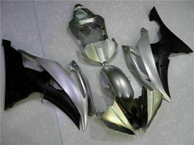 Yamaha R6 08-16 Verkleidungen - Silber Schwarz