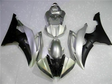 Yamaha R6 08-16 Verkleidungen - Silber Schwarz