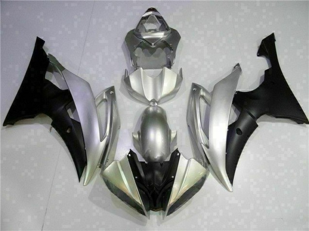 Yamaha R6 08-16 Verkleidungen - Silber Schwarz