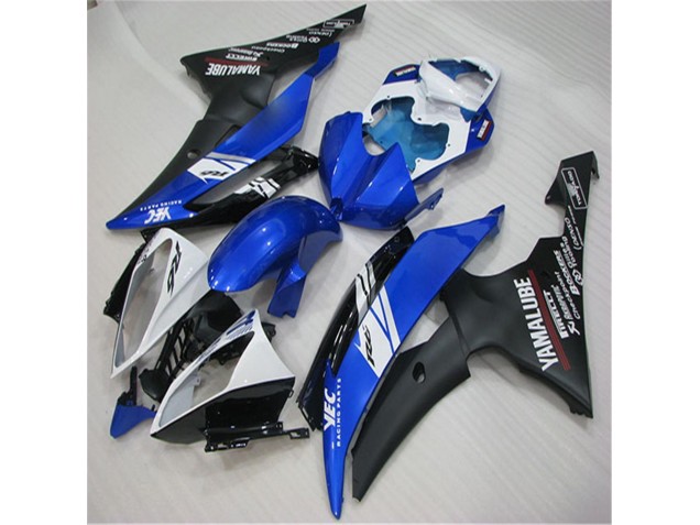 Yamaha R6 08-16 Verkleidungen - Weiß Blau Schwarz Yamaha R6 08-16 Verkleidungen - Weiß Blau Schwarz