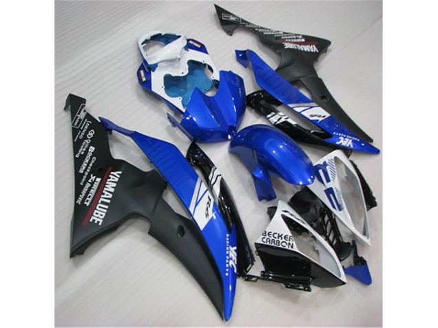 Yamaha R6 08-16 Verkleidungen - Weiß Blau Schwarz Yamaha R6 08-16 Verkleidungen - Weiß Blau Schwarz