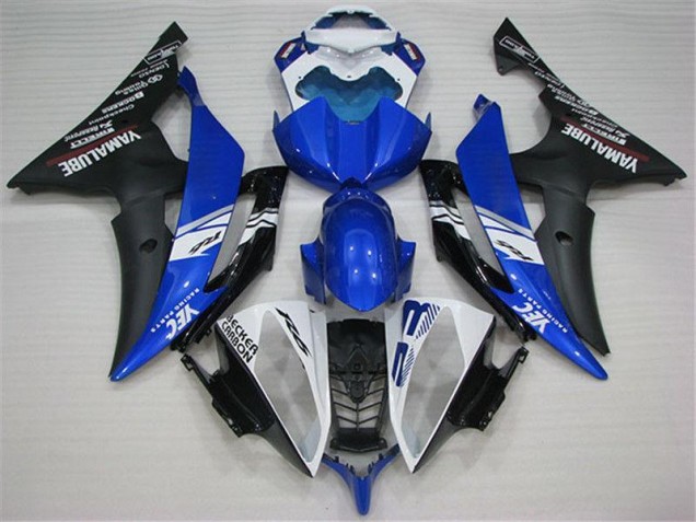 Yamaha R6 08-16 Verkleidungen - Weiß Blau Schwarz Yamaha R6 08-16 Verkleidungen - Weiß Blau Schwarz