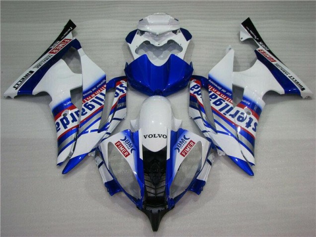 Yamaha R6 08-16 Verkleidungen - Weiß Blau Sterilgarda Volvo