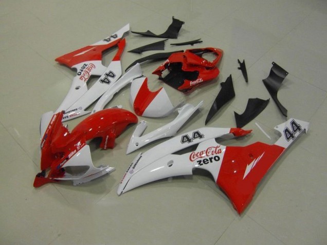 Yamaha R6 08-16 Verkleidungen - Weiß Rot Coca Cola Zero 44 Yamaha R6 08-16 Verkleidungen - Weiß Rot Coca Cola Zero 44