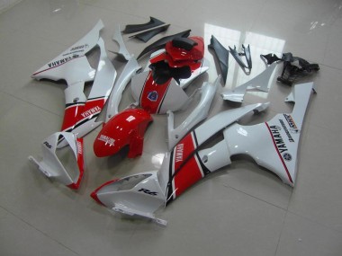 Yamaha R6 08-16 Verkleidungen - Weiß Rot OEM Stil