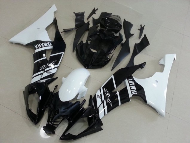 Yamaha R6 08-16 Verkleidungen - Weiß Und Schwarz
