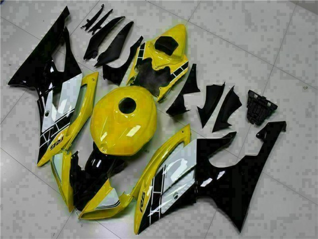 Yamaha R6 08-16 Vollverkleidung - Gelb Schwarz