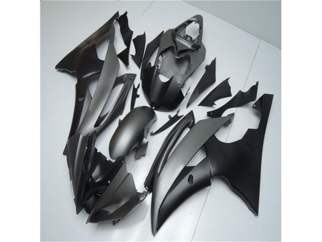 Yamaha R6 08-16 Vollverkleidung - Grau Schwarz