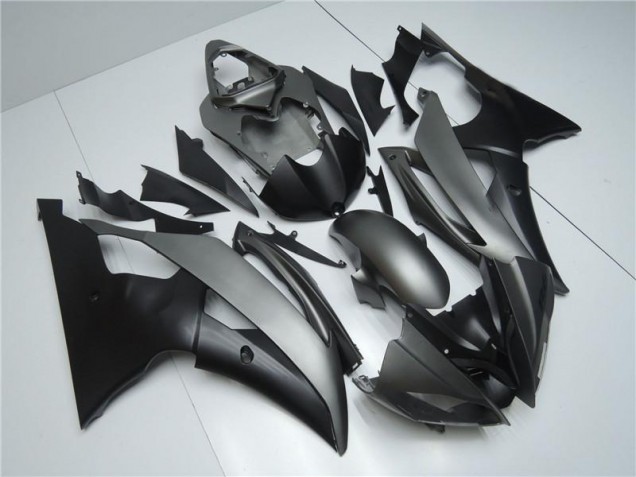 Yamaha R6 08-16 Vollverkleidung - Grau Schwarz