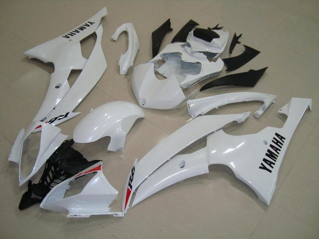 Yamaha R6 08-16 Vollverkleidung - Perl Weiß