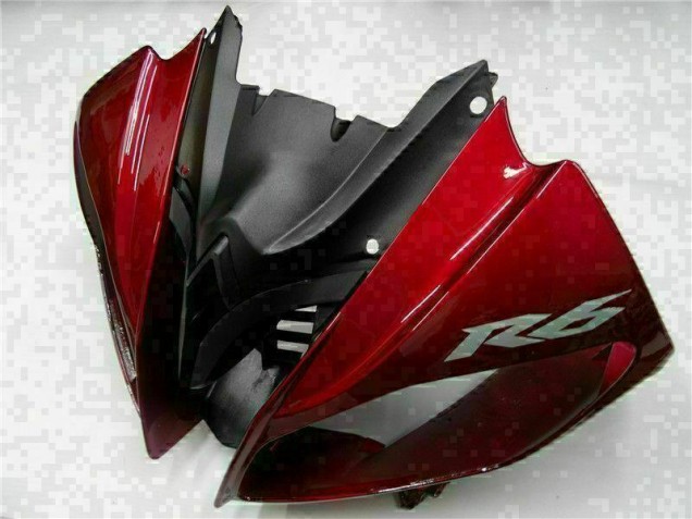 Yamaha R6 08-16 Vollverkleidung - Rot Schwarz Yamaha R6 08-16 Vollverkleidung - Rot Schwarz