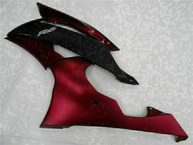 Yamaha R6 08-16 Vollverkleidung - Rot Schwarz Yamaha R6 08-16 Vollverkleidung - Rot Schwarz