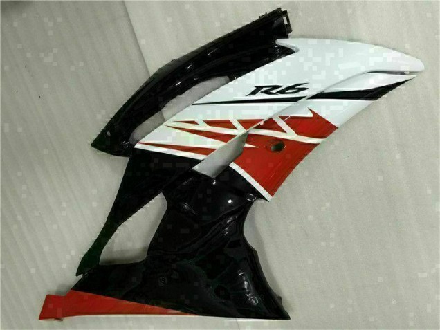 Yamaha R6 08-16 Vollverkleidung - Weiß Schwarz