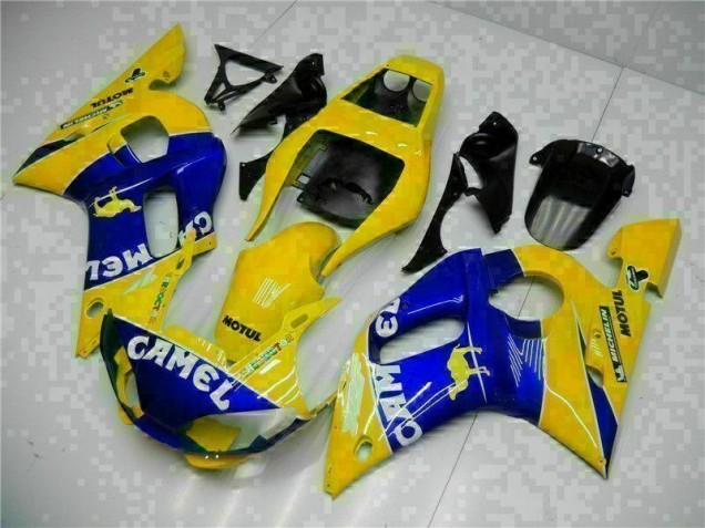 Yamaha R6 98-02 Verkleidung - Gelb Blau