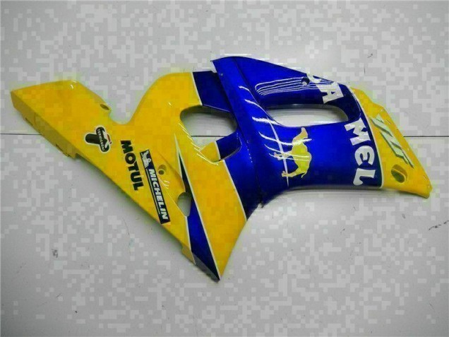 Yamaha R6 98-02 Verkleidung - Gelb Blau