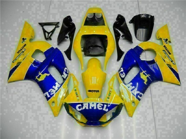 Yamaha R6 98-02 Verkleidung - Gelb Blau