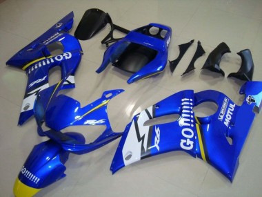 Yamaha R6 98-02 Verkleidungen - Blau Go Motul