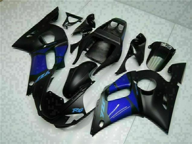 Yamaha R6 98-02 Verkleidungen - Blau Schwarz