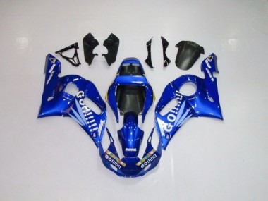 Yamaha R6 98-02 Verkleidungen - Blau Weiße Go Motul