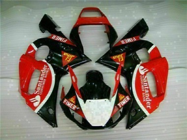 Yamaha R6 98-02 Verkleidungen - Rot Schwarz