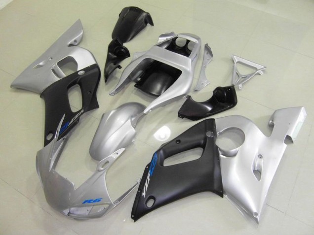 Yamaha R6 98-02 Verkleidungen - Schwarz Silber Yamaha R6 98-02 Verkleidungen - Schwarz Silber